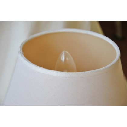  Lampe bougeoir en laiton avec abat-jour sur  Moinat SA  - Antiquités décoration