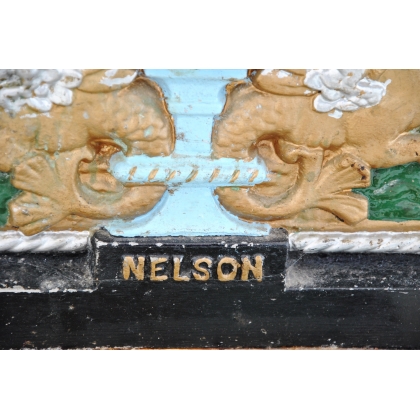 "Nelson" umbrella stand in painted cast iron by  Moinat SA  - Antiques and home décor
