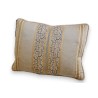 Cushion edged with Aleppo-patterned fabric at Moinat SA – Antiques and home décor