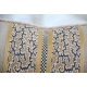 Coussin bordé de câblé tissu Alep