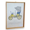 Gravure voiture "1899 F.I.A.T"  sur Moinat SA  - Antiquités décoration -  Gravures, Lithos