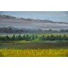 Paintings | Oil on canvas "Landscape, Moinat SA meadow" – Antiques and home décor
