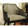 Fauteuil \"Bridge\" en hêtre mat