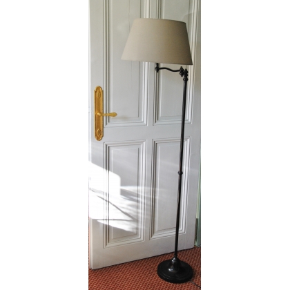  Lampadaire modèle articulé,  pied noir, sur  Moinat SA  - Antiquités décoration