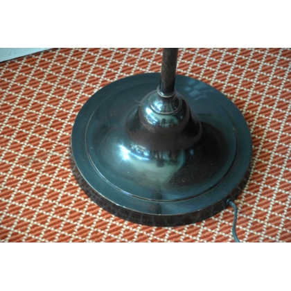  Lampadaire modèle articulé,  pied noir, sur  Moinat SA  - Antiquités décoration