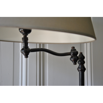  Lampadaire modèle articulé,  pied noir, sur  Moinat SA  - Antiquités décoration