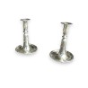 Pair of "Trompette" candlesticks. Available from Moinat SA – Antiques and home décor
