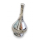 Lanterne-applique d'angle arrondie en laiton