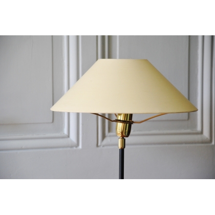  Lampadaire en laiton doré et canon de sur  Moinat SA  - Antiquités décoration