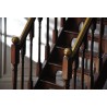 Decorative mahogany and brass staircase at  Moinat SA  - Antiques and home décor
