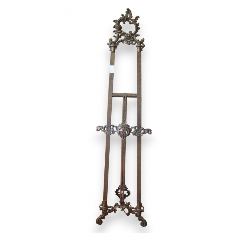 Giant brass scroll-work easel at  Moinat SA  - Antiques and home décor