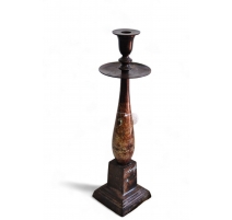 Bougeoir en laiton antique