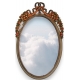 Miroir style Louis XVI glace biseautée,