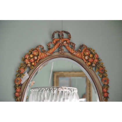  Miroir style Louis XVI glace biseautée, sur  Moinat SA  - Antiquités décoration
