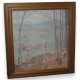 Tableau "Jura en automne", signé L.