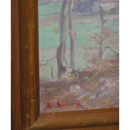 Paintings | Painting entitled ‘Jura in Autumn’, signed L. Moinat SA  – Antiques and home décor