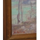 Tableau "Jura en automne", signé L.