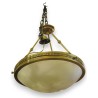 3-light ceiling light in patinated bronze by Moinat SA – Antiques and home décor
