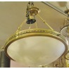 3-light ceiling light in patinated bronze by Moinat SA – Antiques and home décor