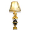  Lampe modèle VICTORIA en marbre gris et sur  Moinat SA  - Antiquités décoration