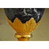  Lampe modèle VICTORIA en marbre gris et sur  Moinat SA  - Antiquités décoration