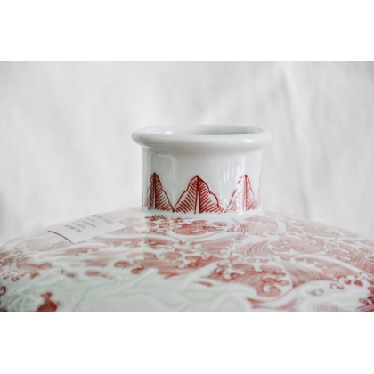 "Dragon" porcelain jar, decorated by  Moinat SA  - Antiques and home décor