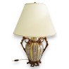 Yellow porcelain lamp with metal fittings  Moinat SA  - Antiques and home décor