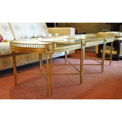 Table de salon style Empire à 3 éléments