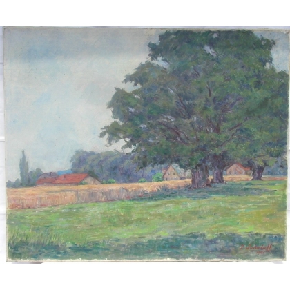 Tableau \"Campagne genevoise\".