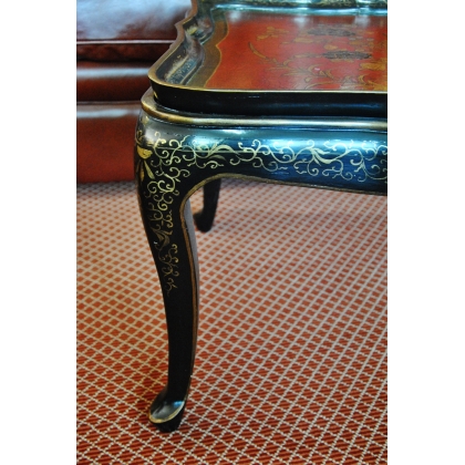  Table basse style Louis XV en laque sur  Moinat SA  - Antiquités décoration