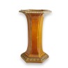 Vase en porcelaine brune et montures en