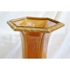 Vase en porcelaine brune et montures en