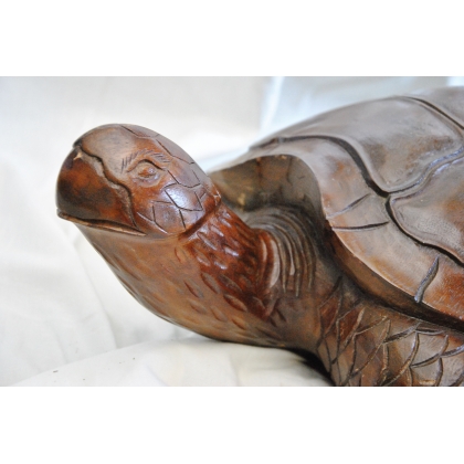  Tortue de mer en bois sculpté sur  Moinat SA  - Antiquités décoration