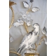 Coussin "Chalet en hiver avec luge"
