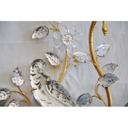  Applique "Perroquet" droite à 2 lumière sur  Moinat SA  - Antiquités décoration