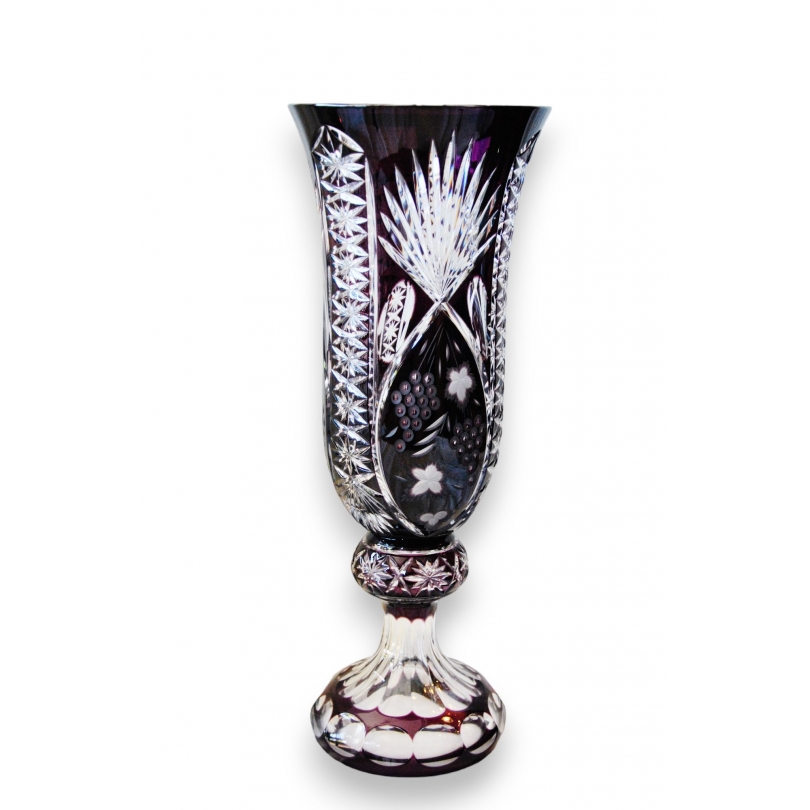  Vase en cristal violet sur  Moinat SA  - Antiquités décoration