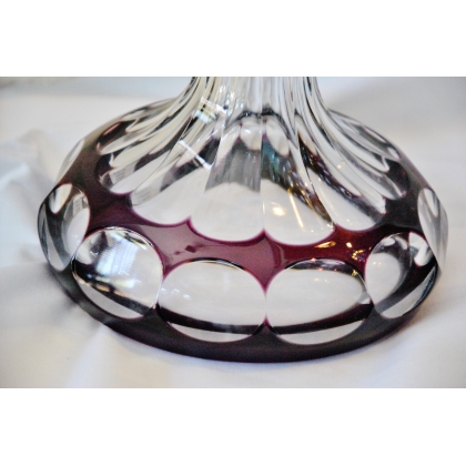  Vase en cristal violet sur  Moinat SA  - Antiquités décoration