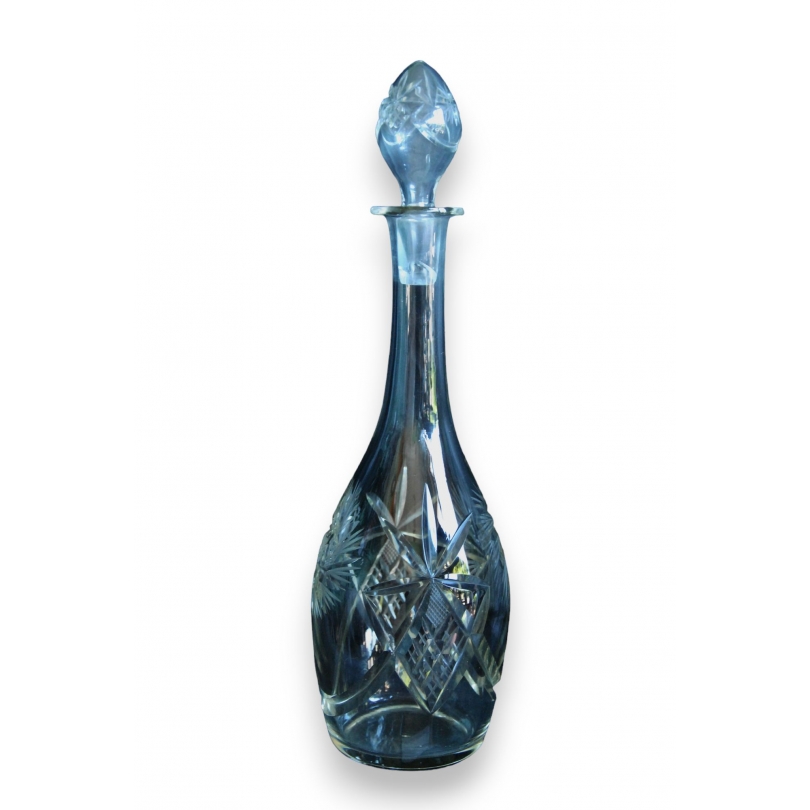 Canard en verre "Harmony" vert et jaune