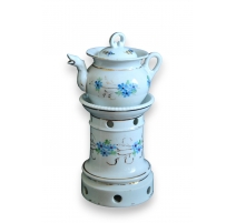 Jardinière en plomb décor fleurs