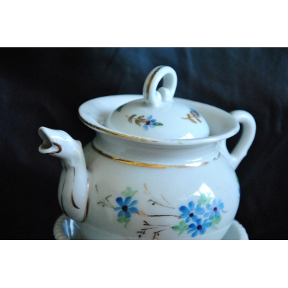  Tisanière en porcelaine décor or et sur  Moinat SA  - Antiquités décoration