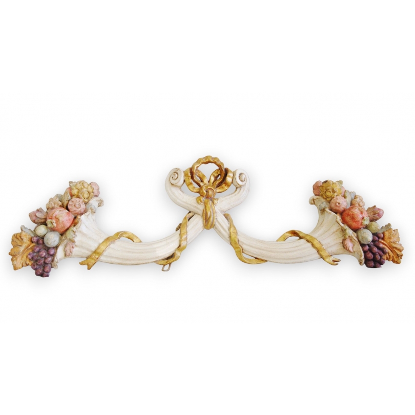 Wooden ‘Fruits’ fronton (door lintel) by Moinat SA – Antiques and home décor