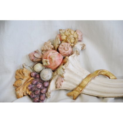 Wooden ‘Fruits’ fronton (door lintel) by Moinat SA – Antiques and home décor