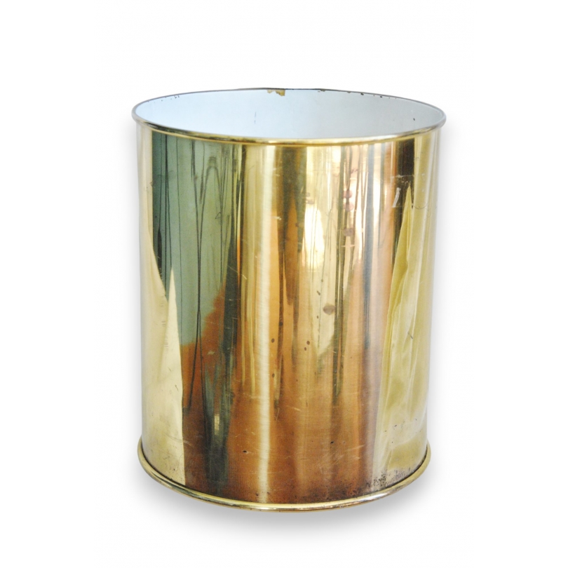 Second-hand brass wastepaper basket at  Moinat SA  - Antiques and home décor