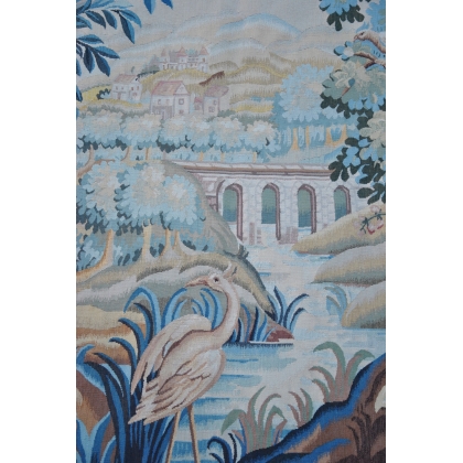  Tapisserie murale "Verdure avec sur  Moinat SA  - Antiquités décoration