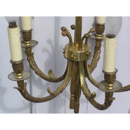5-light Louis XVI-style chandelier by Moinat SA – Antiques and home décor