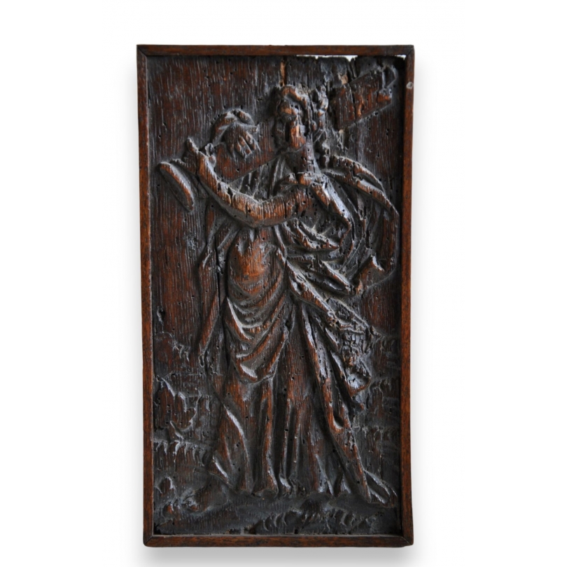  Panneau en chêne sculpté "Samson" sur  Moinat SA  - Antiquités décoration