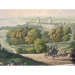 Colour engraving, ‘View of London’.  by Moinat SA  – Antiques and decorative items –  Engravings, lithographs
