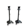 Pair of pewter candlesticks by Moinat SA – Antiques and home décor