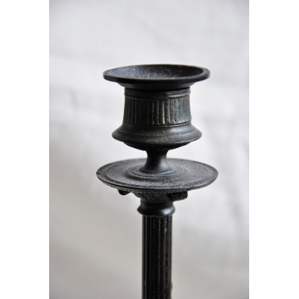 Pair of pewter candlesticks by Moinat SA – Antiques and home décor