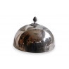 Cloche de service en métal argenté